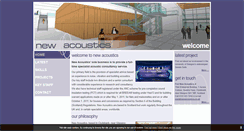 Desktop Screenshot of newacoustics.co.uk